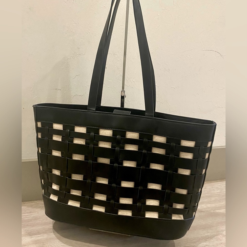 A New Day Large Tote, Back & Tan